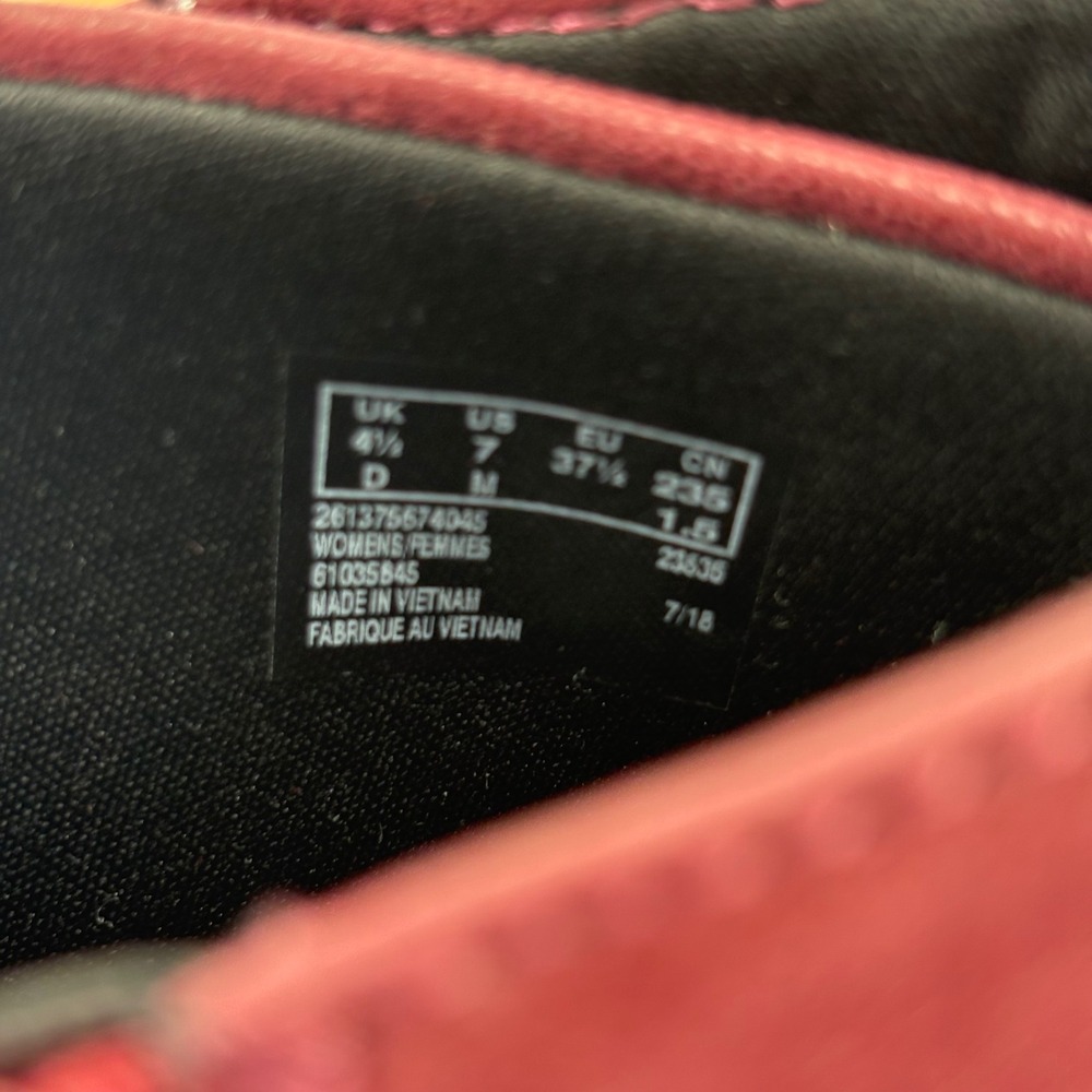Clarks Cloudsteppers Burgundy‎ Leather Ankle Boots Size 7M Comfort Casual - Picture 7 of 8